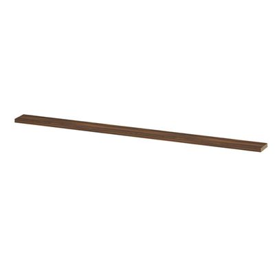 INK 20d wandplank - 275x20x3.5cm - voorzijde afgekant - tbv nis - MFC Noten 1258732