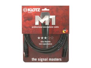 KLOTZ AIS GmbH M1FM1N0100 audio kabel 1 m XLR (3-pin) Zwart