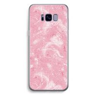 Abstract Painting Pink: Samsung Galaxy S8 Plus Transparant Hoesje