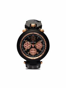 Bovet montre chronographe Sportster Saguaro 46 mm - Noir