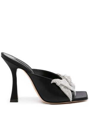 Casadei mules Butterfly Geraldine 100 mm s - Noir