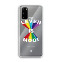 Het Leven Is Mooi: Samsung Galaxy S20 Transparant Hoesje