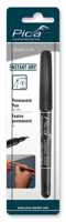 Pica 533/46 Permanent Pen | 0,7mm | Rond | Zwart | Blister - PI53346SB