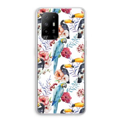 Bloemen tukan: Oppo A95 5G Transparant Hoesje