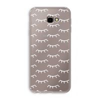 Wimpers: Samsung Galaxy J4 Plus Transparant Hoesje