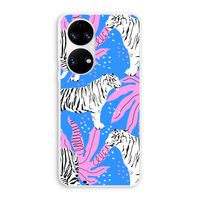 Tijger: Huawei P50 Transparant Hoesje