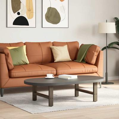 Salontafelpoten naturel staal 2 st 70x (30-31) cm staal