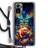 Aurowla: Xiaomi Redmi Note 10S Transparant Hoesje met koord