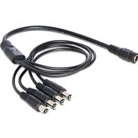 Delock 83287 Kabel DC-splitter 5,5 x 2,1 mm 1 x female > 4 x male
