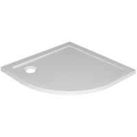 Xellanz Luxe Kwartronde Douchebak SMC 90x90x4cm Inbouw Wit