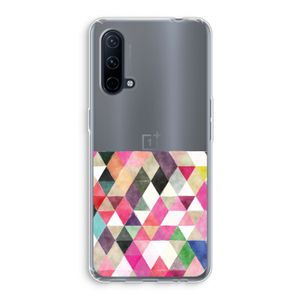Gekleurde driehoekjes: OnePlus Nord CE 5G Transparant Hoesje