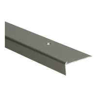 Küberit - Trapneusprofiel 860 15mm t.b.v. 3 mm PVC RVS - 250 cm