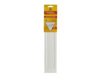 Deltafix Brievenbusborstel met klep - wit