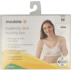 Medela Voedingsbeha maat M wit (1 st)