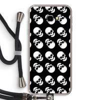 Musketon Skulls: Samsung Galaxy J4 Plus Transparant Hoesje met koord