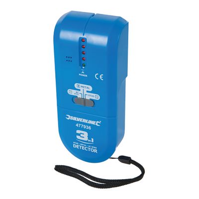 Silverline 3-in-1 detector, compact | 1 x  9 V batterij (PP3) - 477936