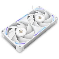 NZXT f240x rgb case fans (wit, 2 stuks, 240 x 120 x 30 mm, pwm)