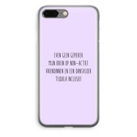 Tequila: iPhone 8 Plus Transparant Hoesje