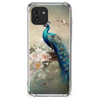 Case Anti-shock voor Samsung Galaxy A03 Vintage Pauwen