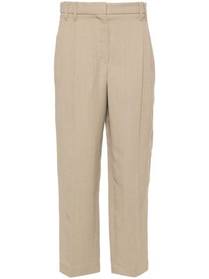 Brunello Cucinelli pantalon fuselé à coupe courte - Tons neutres