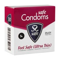 Safe - Feel Safe Condooms Ultra-Thin 5 Stuks Safe - Feel Safe Condooms Ultra-Thin 5 Stuks