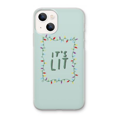It's Lit: iPhone 13 mini Transparant Hoesje