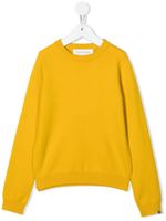 extreme cashmere pull en maille nervurée à manches longues - Jaune