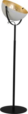 Masterlight Landelijke vloerlampLarino 50 175cm zwart met wit en goud - 1104-06-08