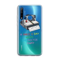 Smile: Huawei P20 Lite (2019) Transparant Hoesje