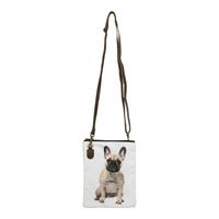 Canvas Crossbody Tas Franse Buldog  (23 x 18 cm) - thumbnail