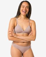 HEMA Damesslip Second Skin Micro Beige (beige)
