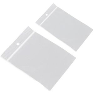 200x Kleine verpakkingszakjes met luchtdichte druksluiting/gripsluiting 60 x 80 mm en 40 x 60 mm