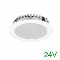 LED inbouwspot 24V 2.5W 140 lumen 2700K 100° 58mm wit IP20 dimbaar Hafele 83375328