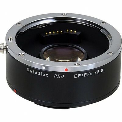 Fotodiox Pro Autofocus 2x Teleconverter - AF Doubler x2.0 for Canon EOS EF Lenses and EF / EFs Cameras (Fits Full Frame)
