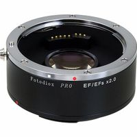 Fotodiox Pro Autofocus 2x Teleconverter - AF Doubler x2.0 for Canon EOS EF Lenses and EF / EFs Cameras (Fits Full Frame)