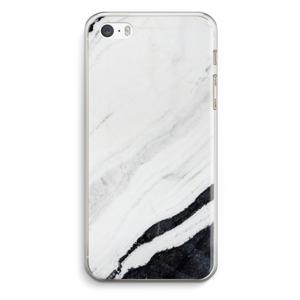 Elegante marmer: iPhone 5 / 5S / SE Transparant Hoesje