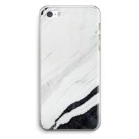 Elegante marmer: iPhone 5 / 5S / SE Transparant Hoesje - thumbnail