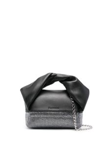 JW Anderson petit sac à main Twister en cuir - Noir