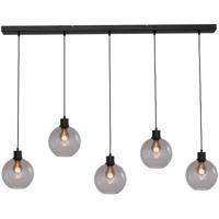 Masterlight HanglampLazise 5x Ø 20cm zwart - 2641-05-05-130-5-20