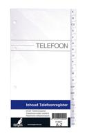 Kangaro k-6201 inhoud tbv telefoonregister a-z 4-gaats