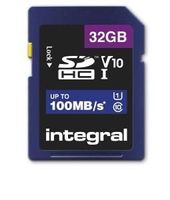 Integral 32GB HIGH SPEED SDHC/XC V10 100MB CLASS 10 UHS-I U1 SD - thumbnail