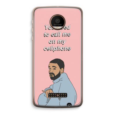 Hotline bling: Motorola Moto Z Force Transparant Hoesje