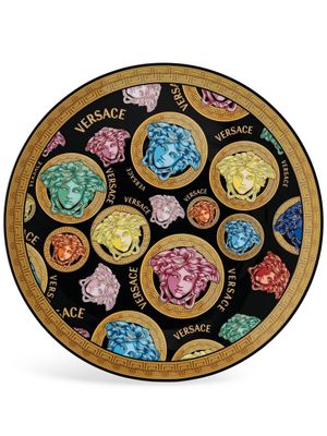 Versace "assiette de service Medusa Amplified (33,1 cm)" - Noir