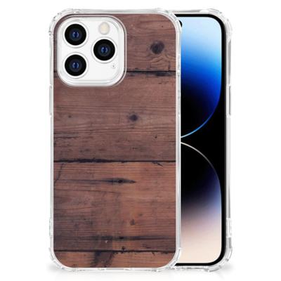 iPhone 14 Pro Stevig Telefoonhoesje Old Wood iPhone 14 Pro Stevig Telefoonhoesje Old Wood