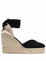 Castañer espadrilles compensées Chiara - Noir