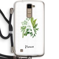 Green Brush: LG K10 (2016) Transparant Hoesje met koord