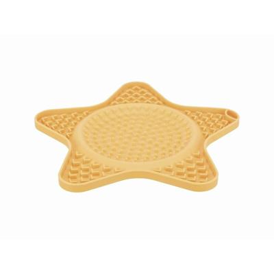 Dierenvoederbak Trixie 00034982 Geel Siliconen 23,5 cm