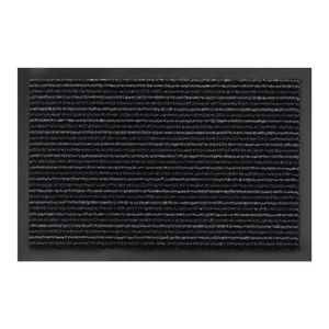 Schoonloopmat Maxi Dry stripe antraciet 40x60 cm
