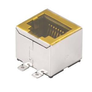 Weidmüller RJ45C3 S1V 2.7N4N RL RJ45-aansluitstekker CAT 3 1433900000 Bus, inbouw horizontaal Aantal polen (sensoren) 8 Zilver, Zwart 300 stuk(s)