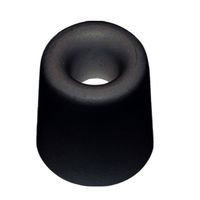 QlinQ Deurbuffer - deurstopper - zwart - rubber - 50 x 35 mm - Deurstoppers - thumbnail